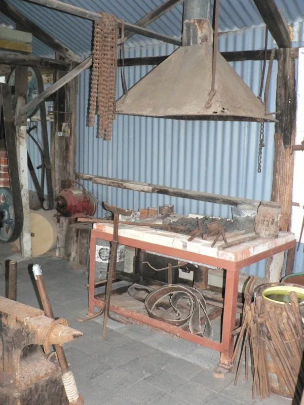 Axel Stenross Maritime Museum Forge For Bronze Moulds In Workshop P1030734