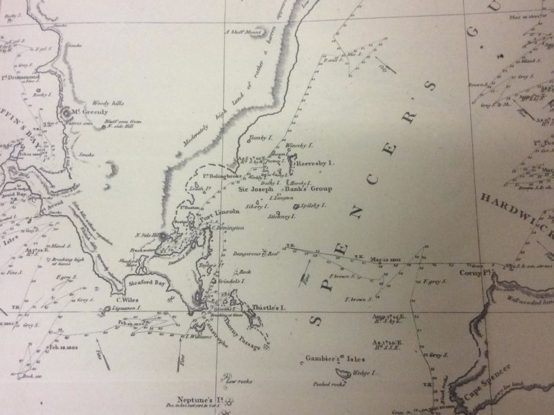 Axel Stenross Maritime Museum Matthew Flinders Chart Of Eyre Peninsula IMG0109