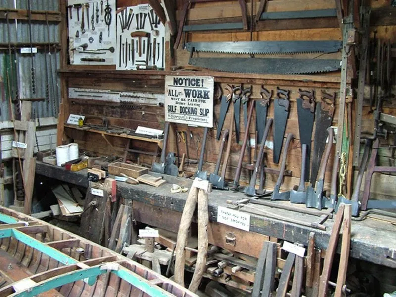Axel Stenross Maritime Museum No 12 Axels Tool Bench